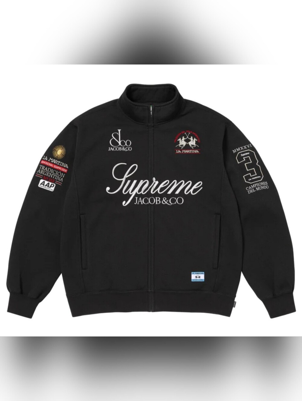 Supreme x La Martina x Jacob & CO  Zip-Up Jacket Medium Men's.